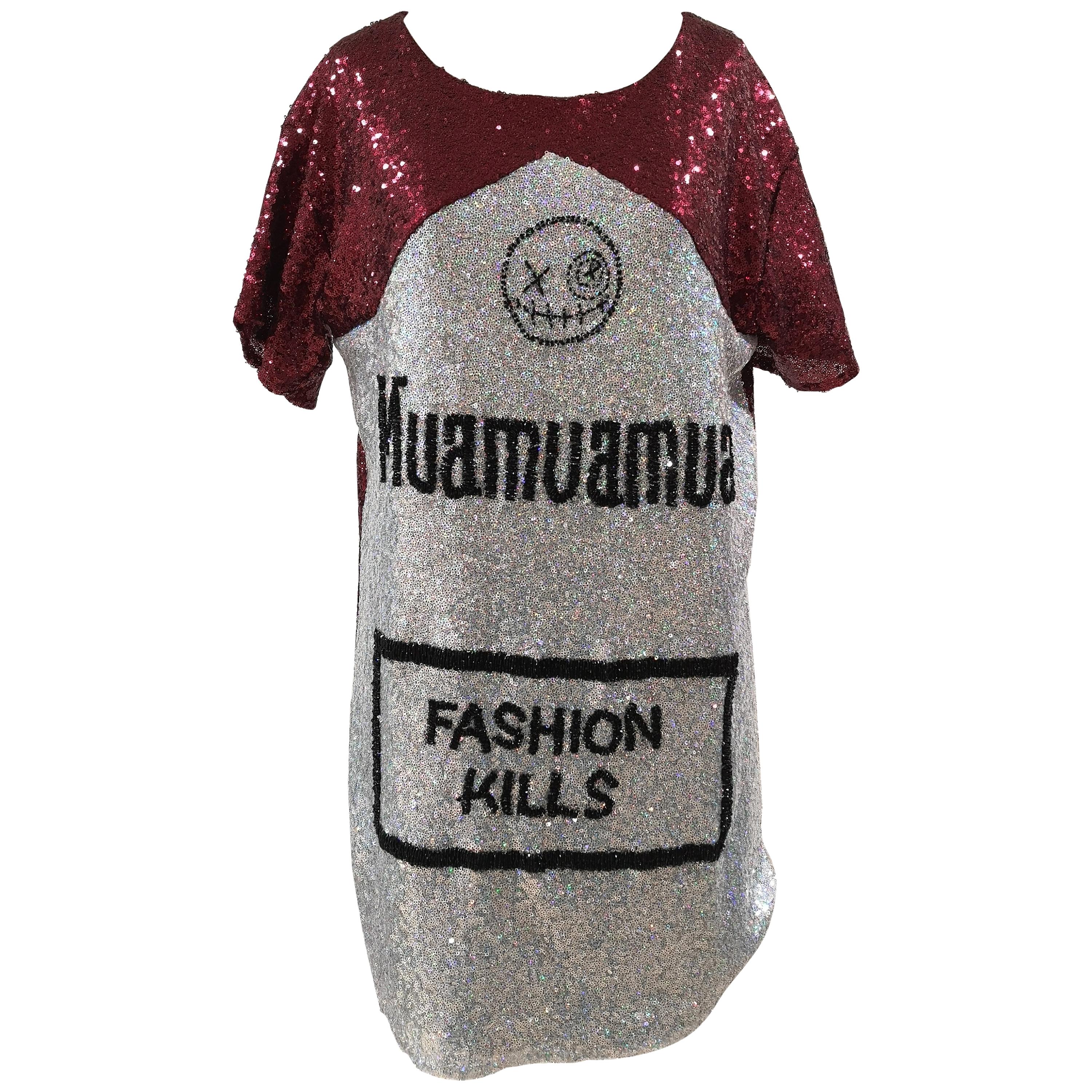House of Mua Mua handbeaded maxi tee