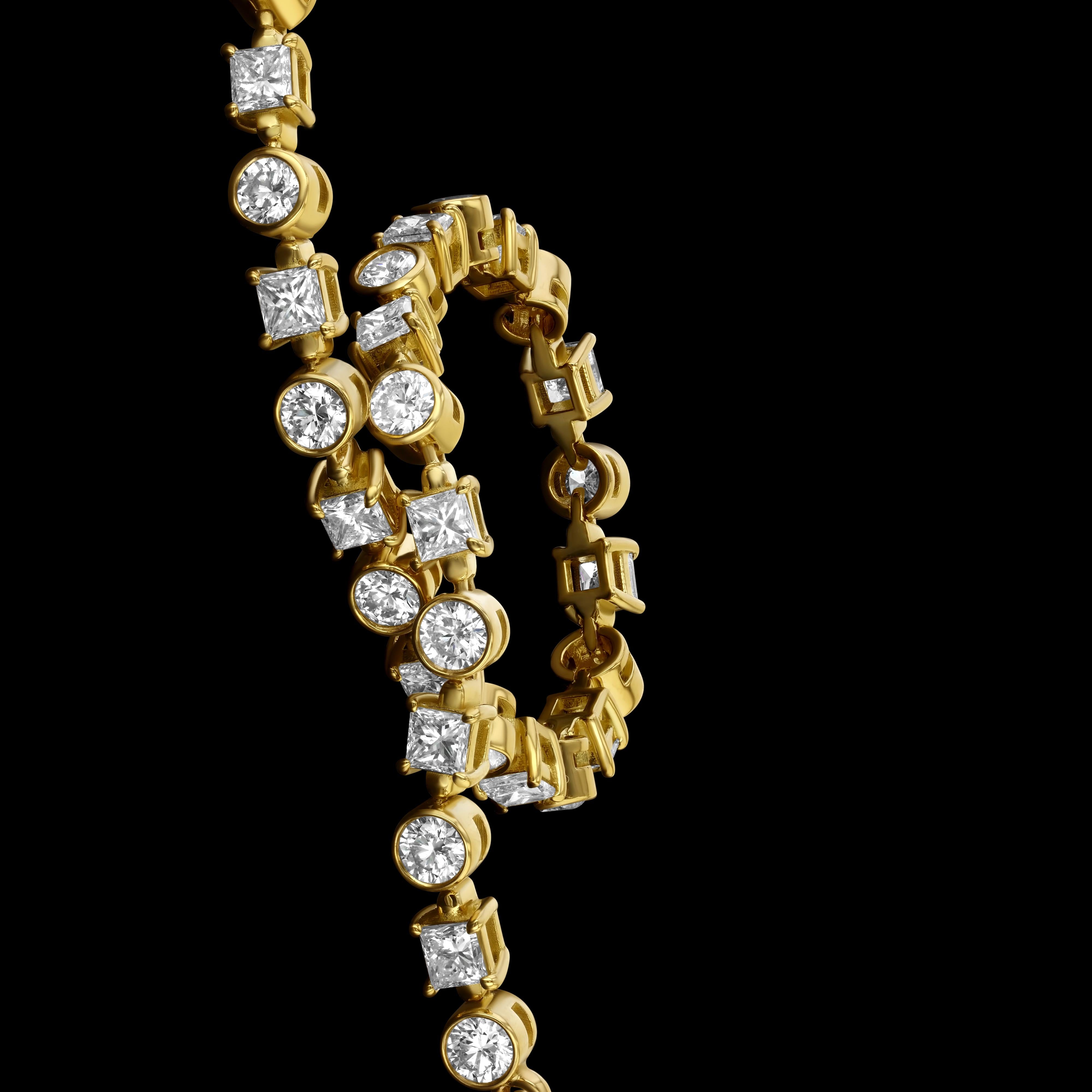 House of RAVN, 18k Gold, Orions Diamant-Tennisarmband (3,78ct insgesamt) (Zeitgenössisch) im Angebot