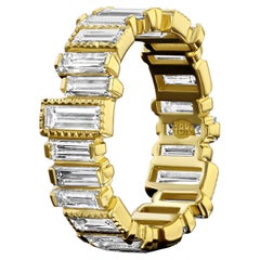 House of RAVN, Deco Baguette Eternity Band (5.03ct total), Diamond Collection