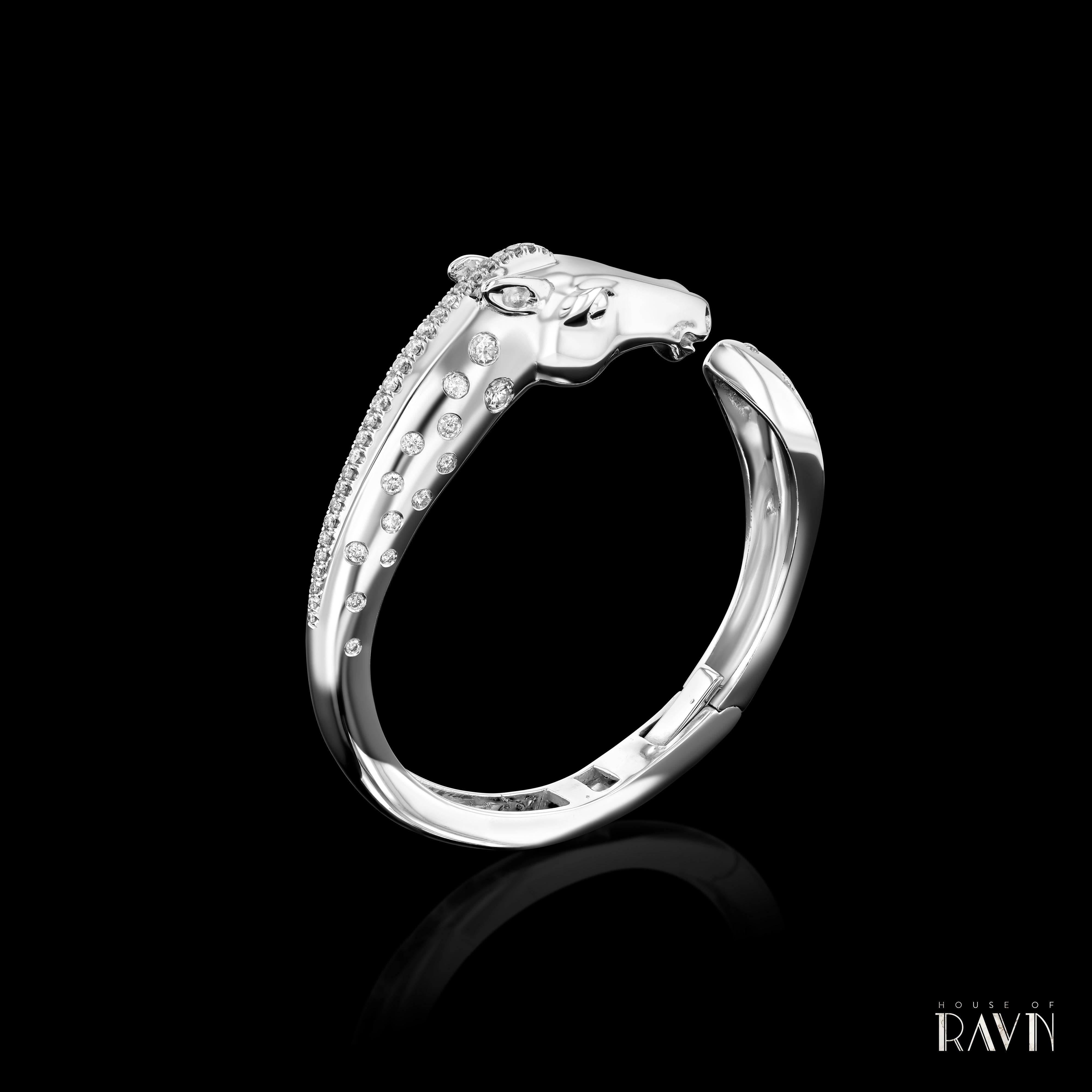 House of RAVN, Bracciale con cerniera con testa di cavallo Fiala, Collezione Equine In condizioni Nuovo in vendita a Los Angeles, CA