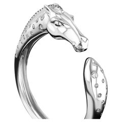 House of RAVN, manchette à charnière en forme de tête de cheval Fiala, collection Equine