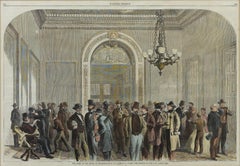 “House of Representatives & Civil Rights Bill” Wood Engraving by Harpers Weekly