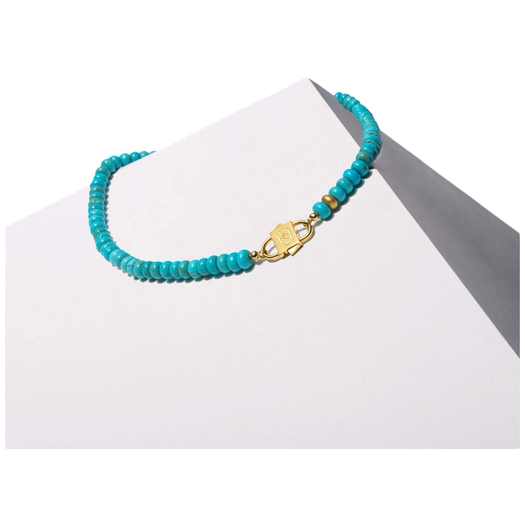 Collar de Howlita Turquesa House of Sol con Cierre Baby HoS