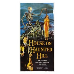Vintage House on Haunted Hill, Unframed Poster, 1959