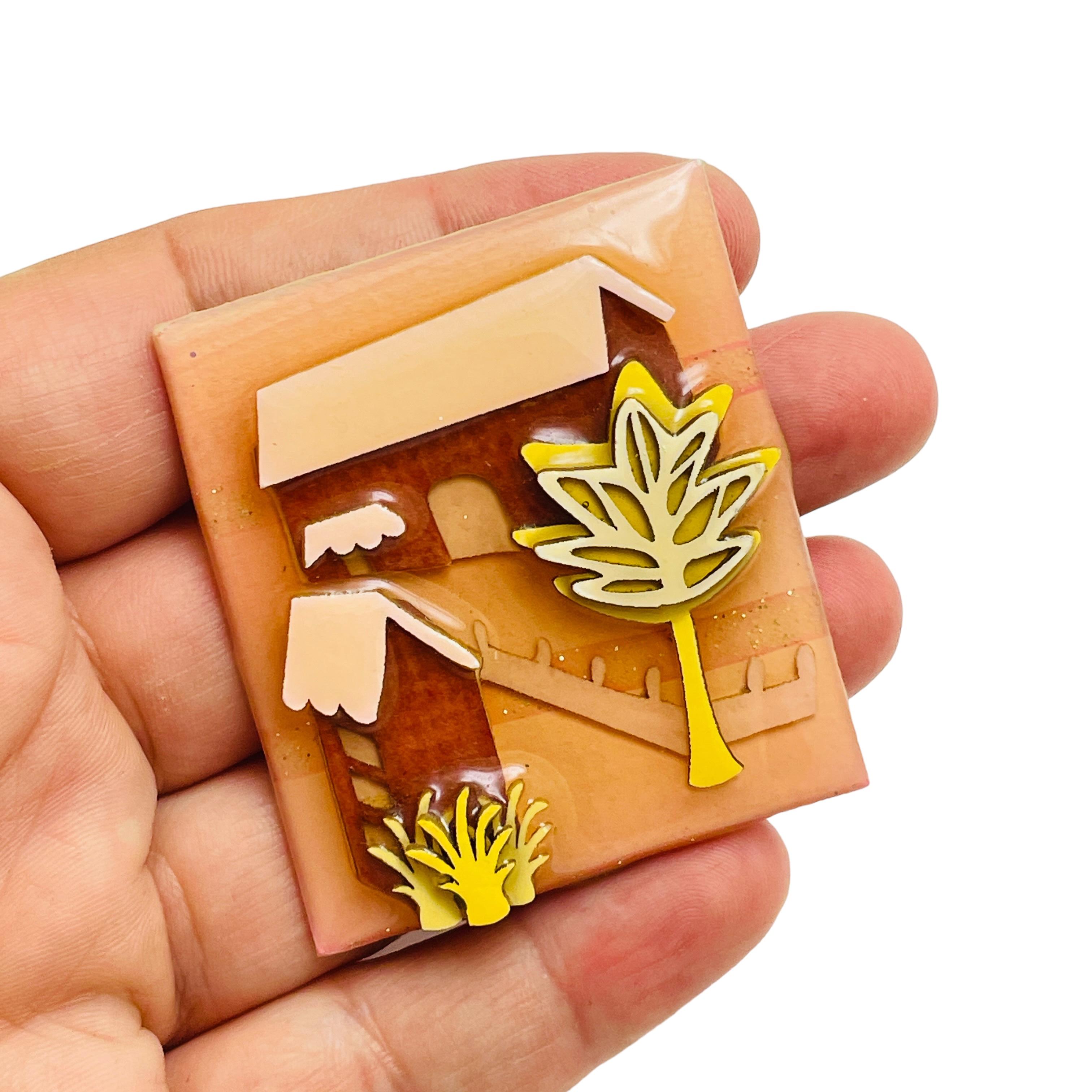 Women's House Pins by LUCINDA vintage unique brooch For Sale