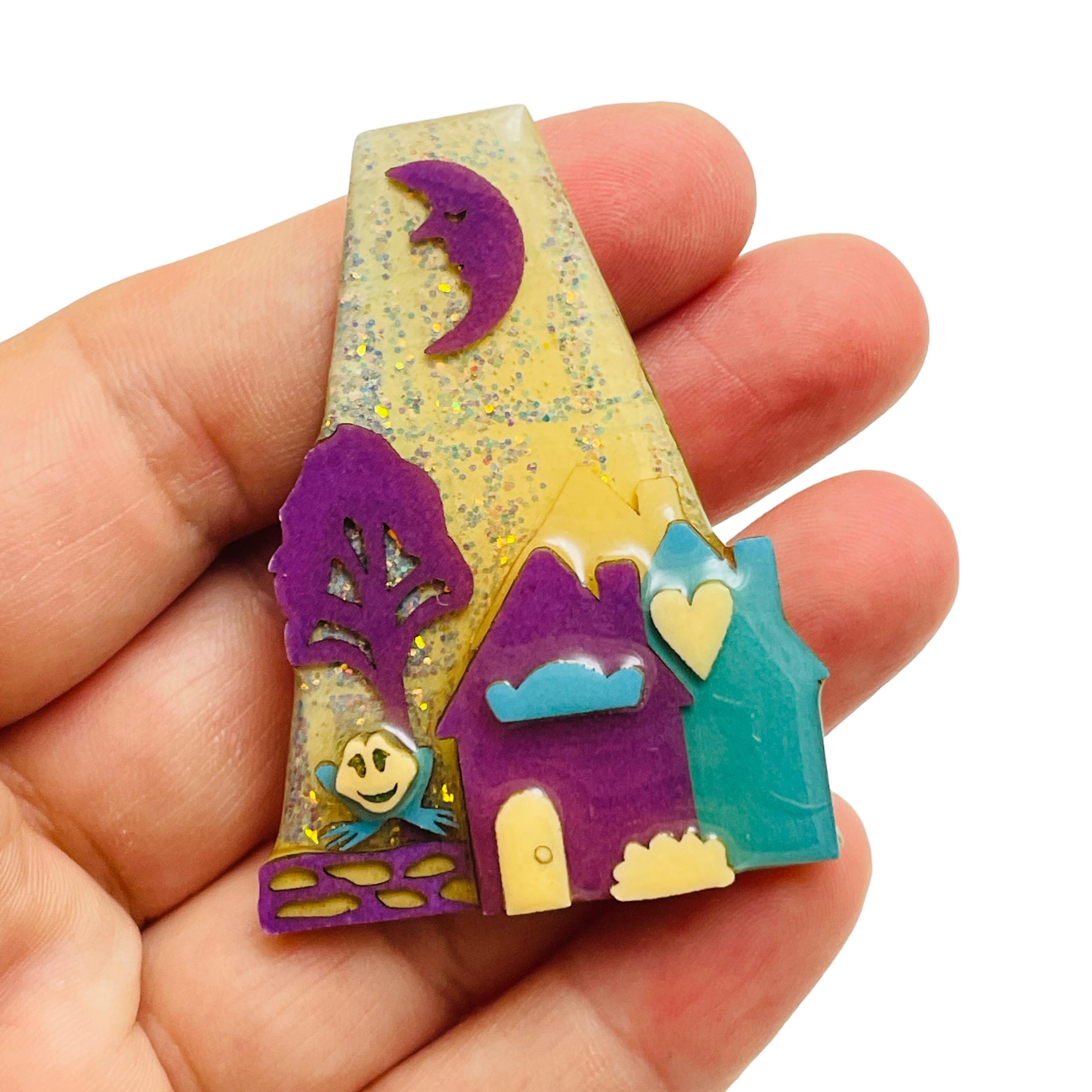 Women's House Pins by LUCINDA vintage unique brooch For Sale