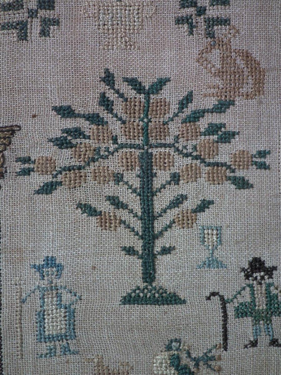 House Sampler, 1828 by Jane Smith 3