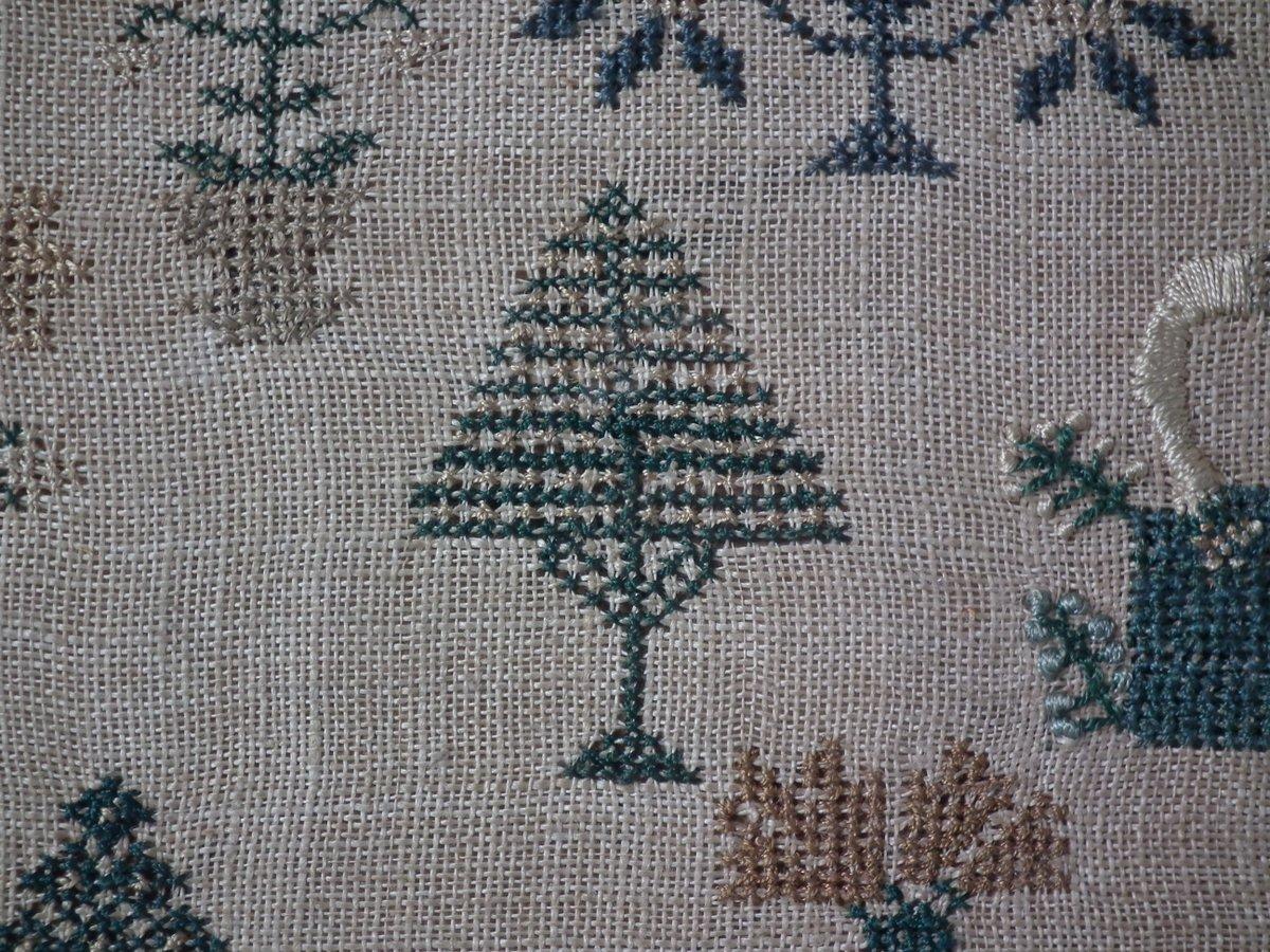 House Sampler, 1828 by Jane Smith 10