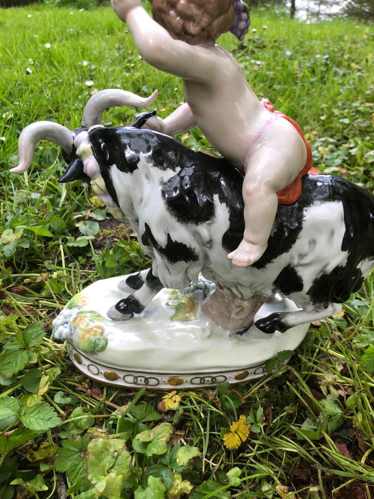 House Scheibe Alsbach Porcelain Figures, 'Buck with Child', before 1989 For Sale 7
