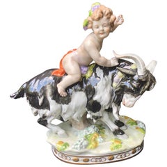 Vintage House Scheibe Alsbach Porcelain Figures, 'Buck with Child', before 1989