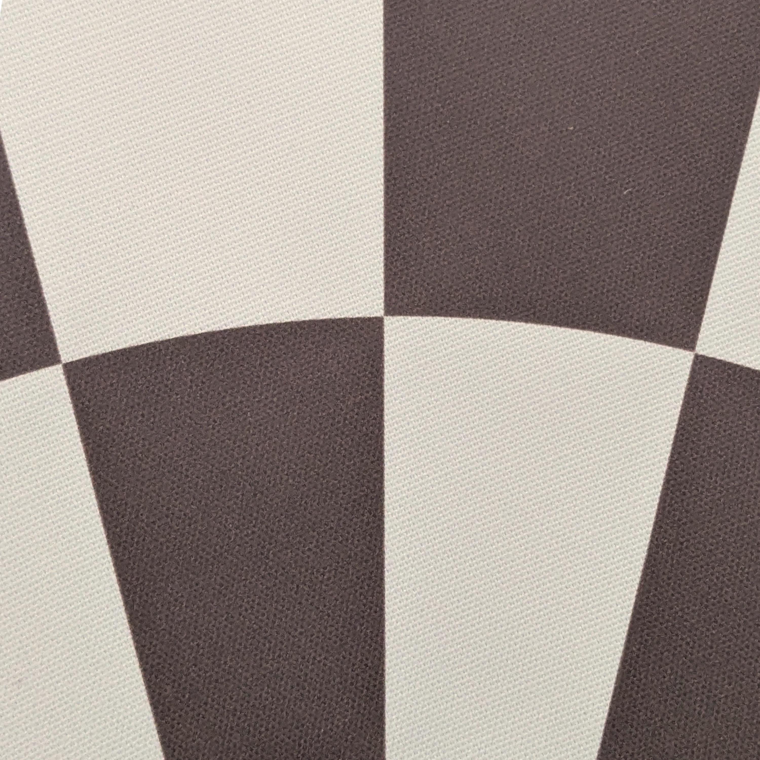 houseof. Bark brown checkered cone shade In New Condition For Sale In Bradford on Avon, GB