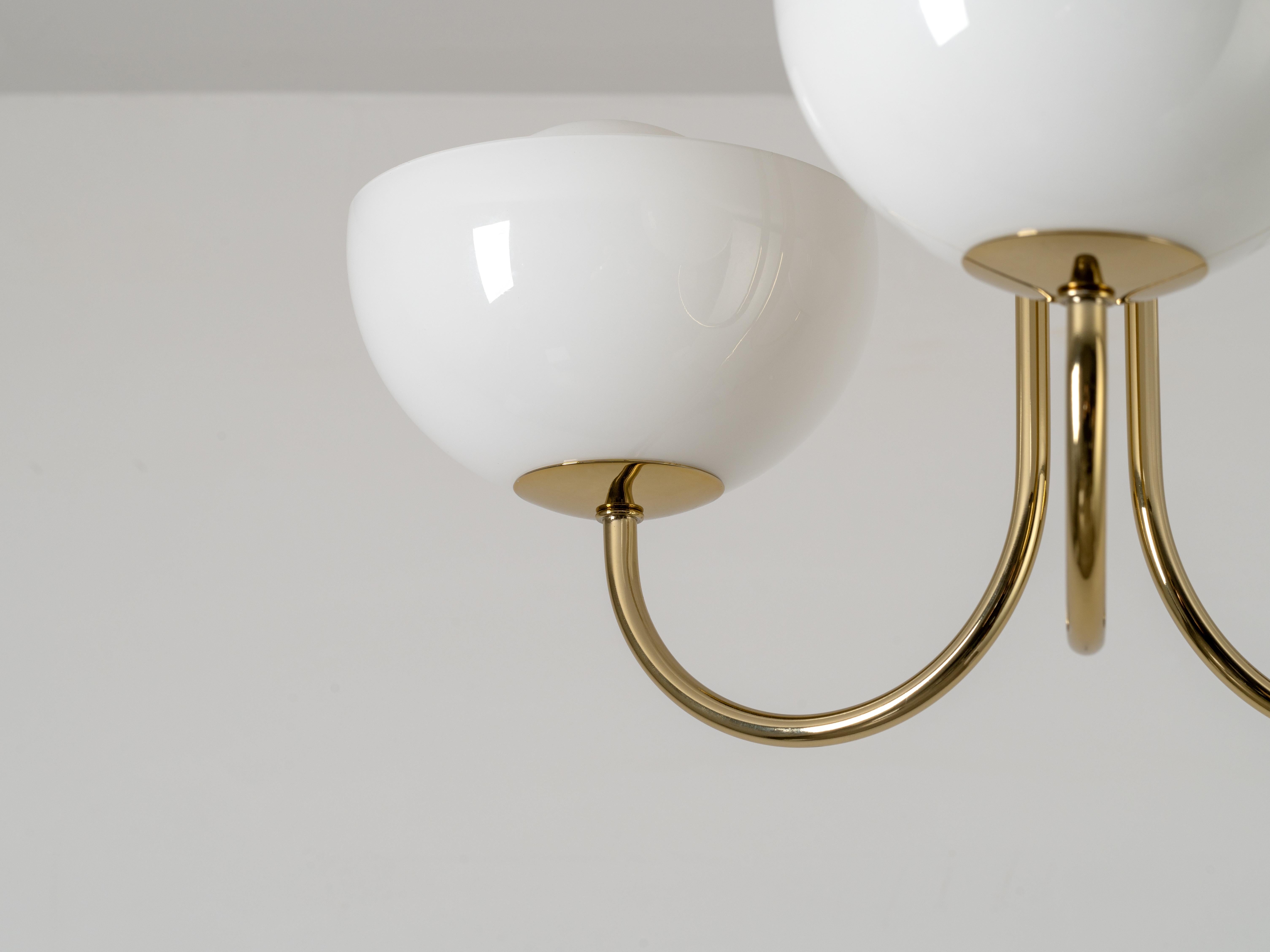 XXI secolo e contemporaneo Houseof Brass Lampada a soffitto a cupola a 3 luci in vendita