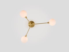 Houseof Brass 3 light flush ceiling light