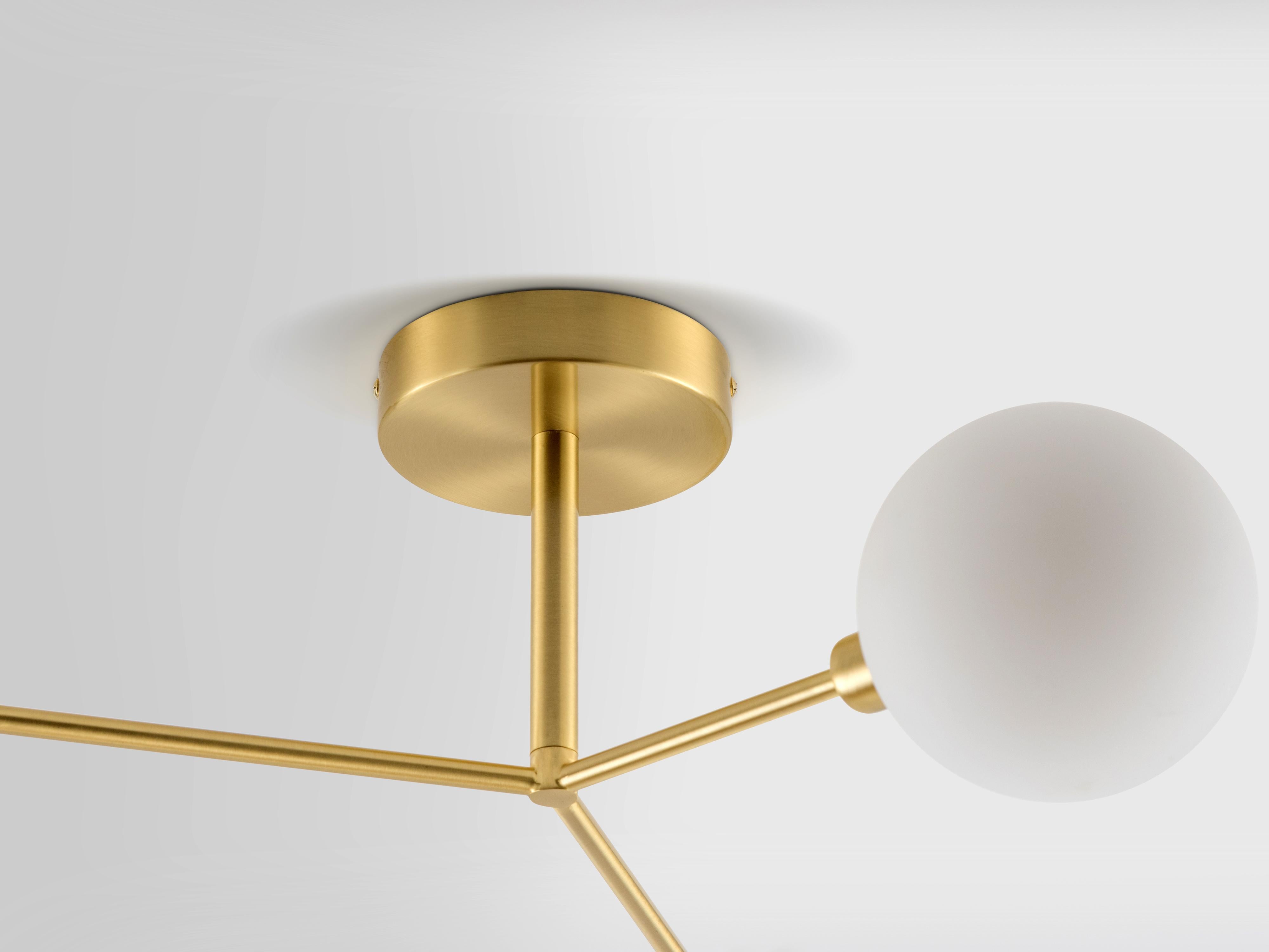 Houseof Brass 3 light flush ceiling light For Sale 1