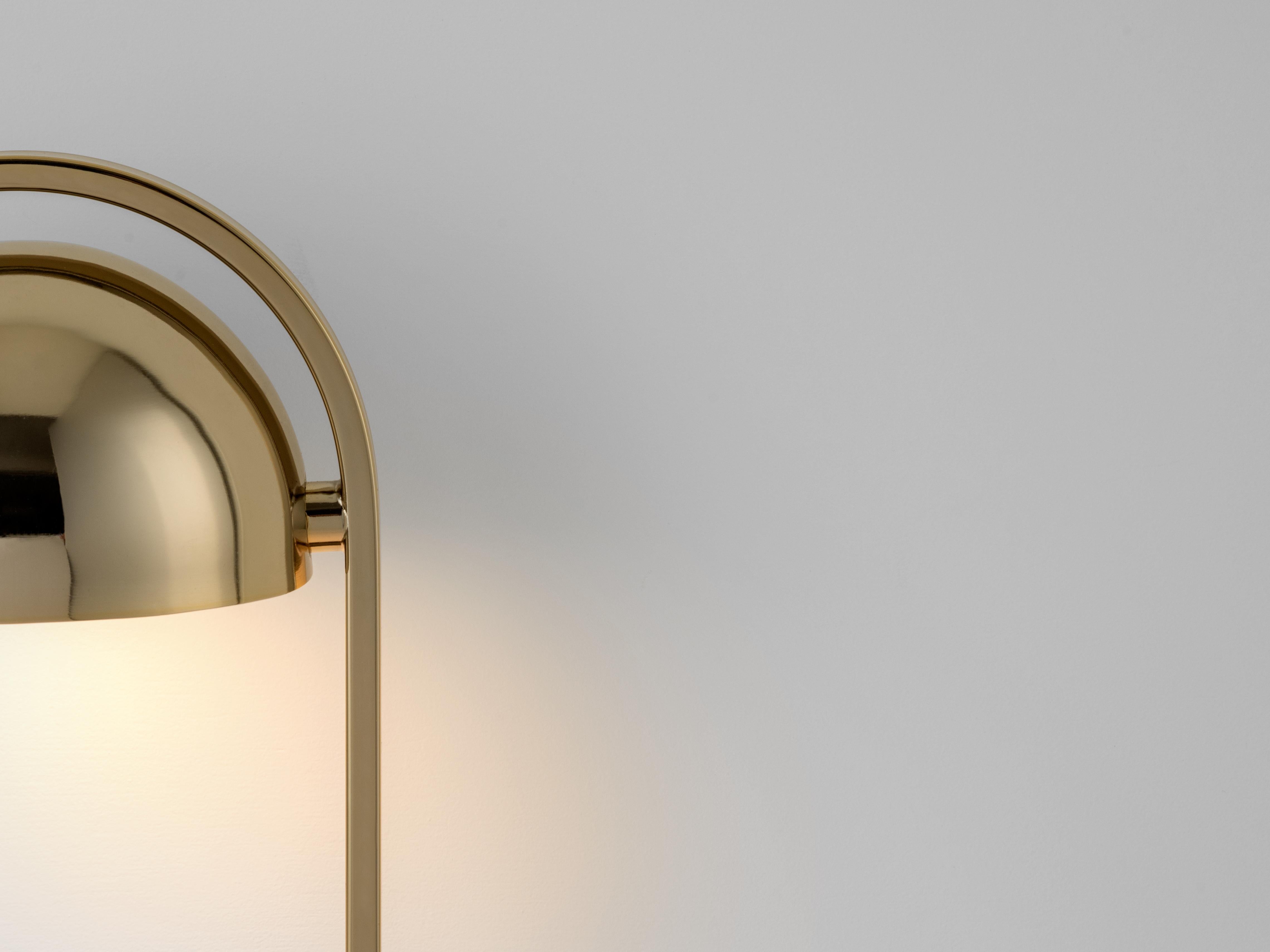 Métal Houseof Brass Brass Dome LED Table Task Lamp en vente