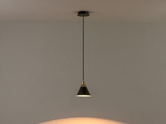 Houseof Charcoal grey cone pendent ceiling light