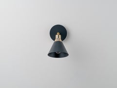Houseof Charcoal grey cone wall light