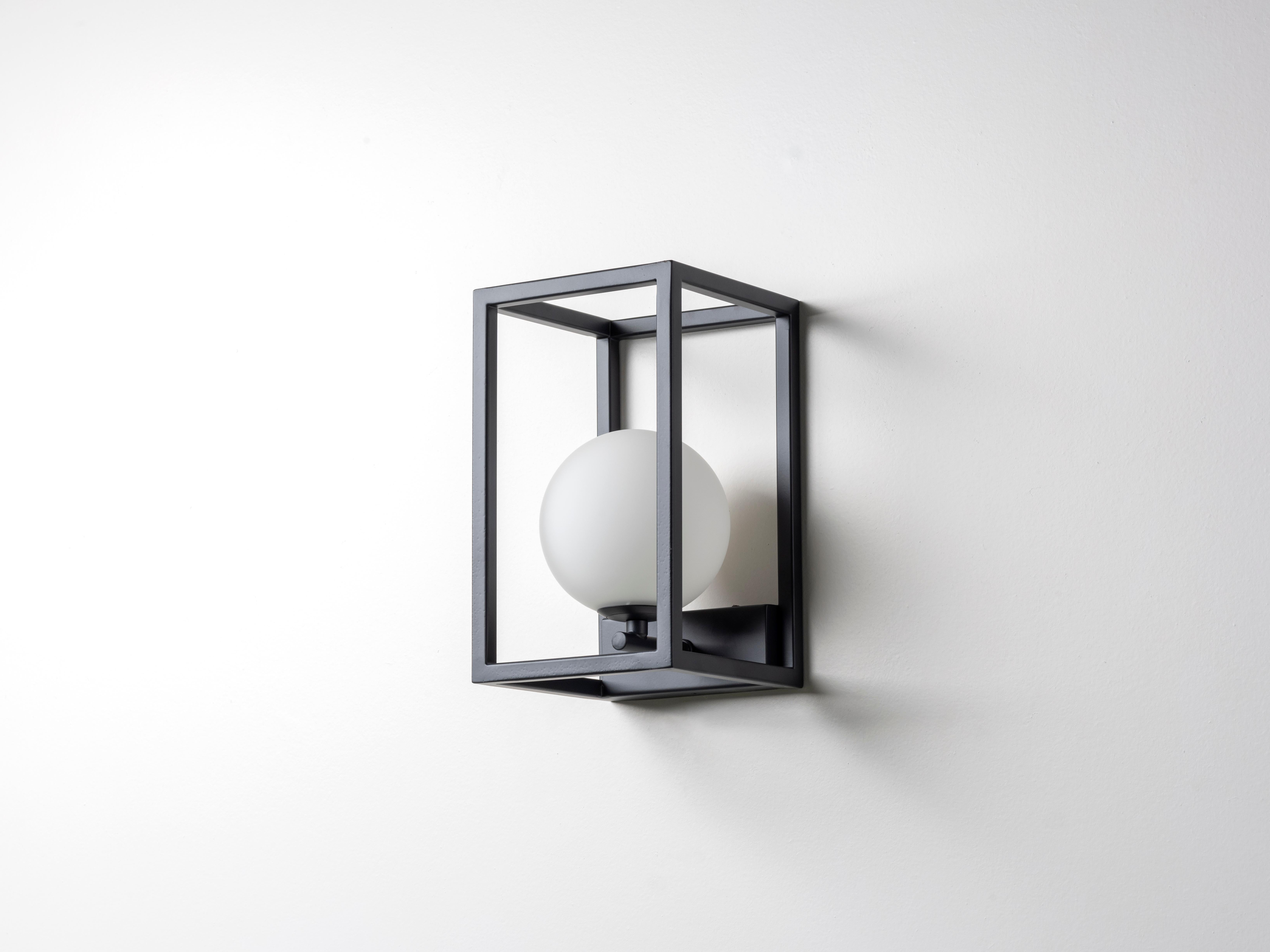 houseof Charcoal grey lantern wall light In New Condition For Sale In Bradford on Avon, GB