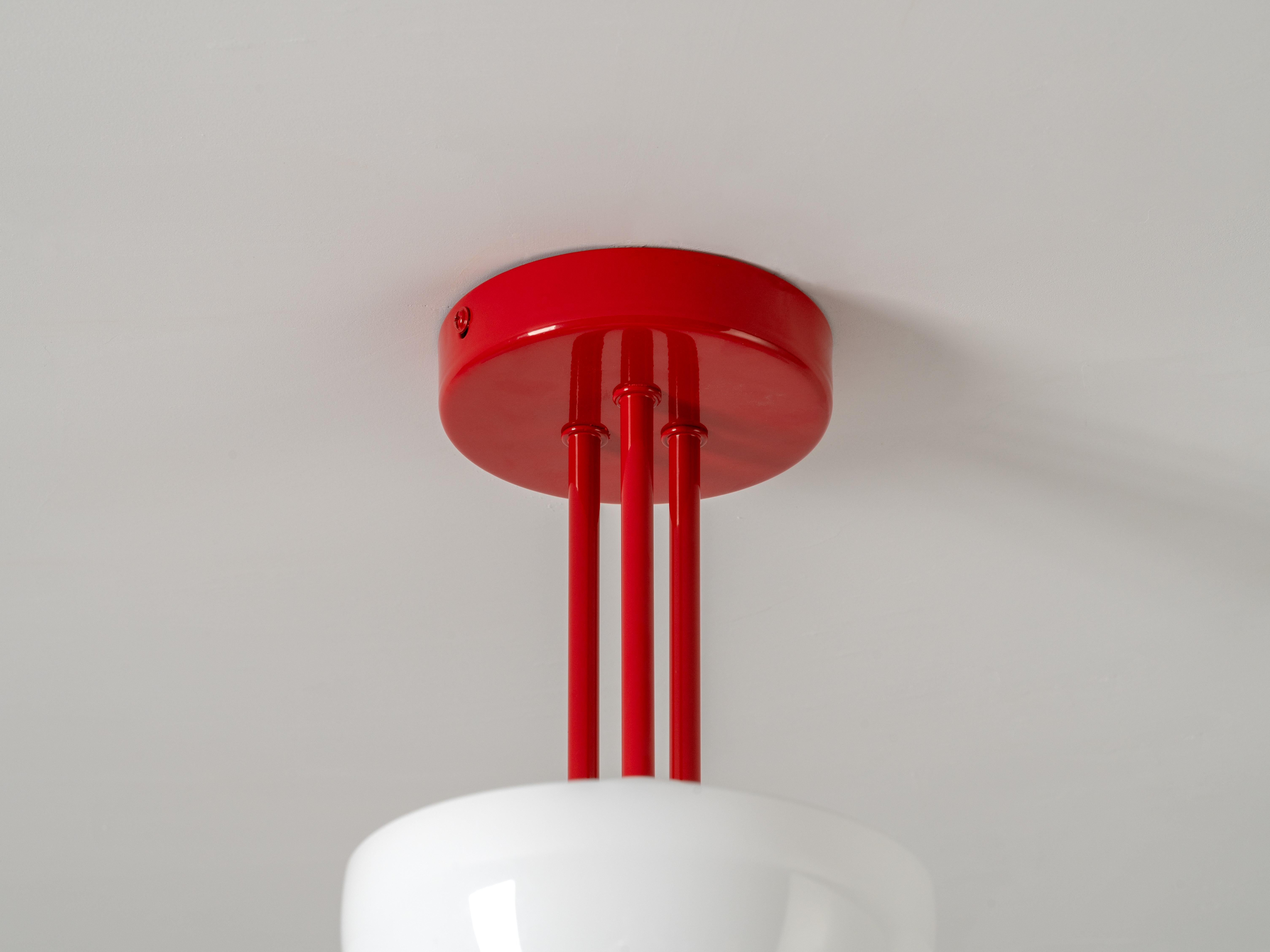 Contemporary Houseof Jam red 3 light dome ceiling light For Sale