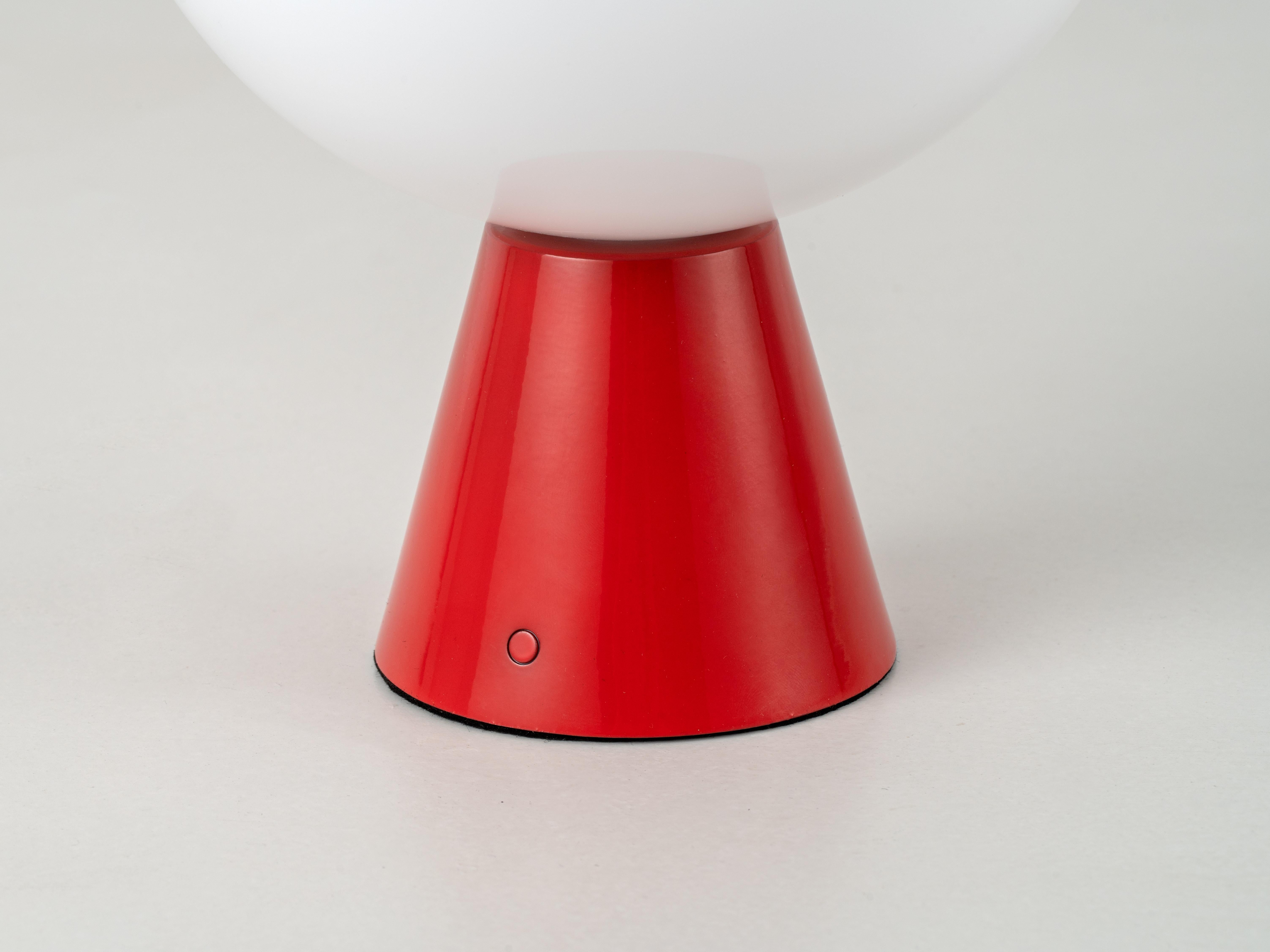 Houseof Jam rote Dome kabellose Tischlampe im Zustand „Neu“ im Angebot in Bradford on Avon, GB