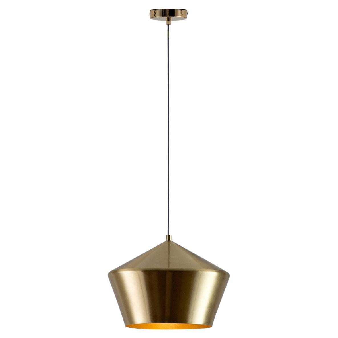 Houseof Metal Diner Pendant Light in Brass