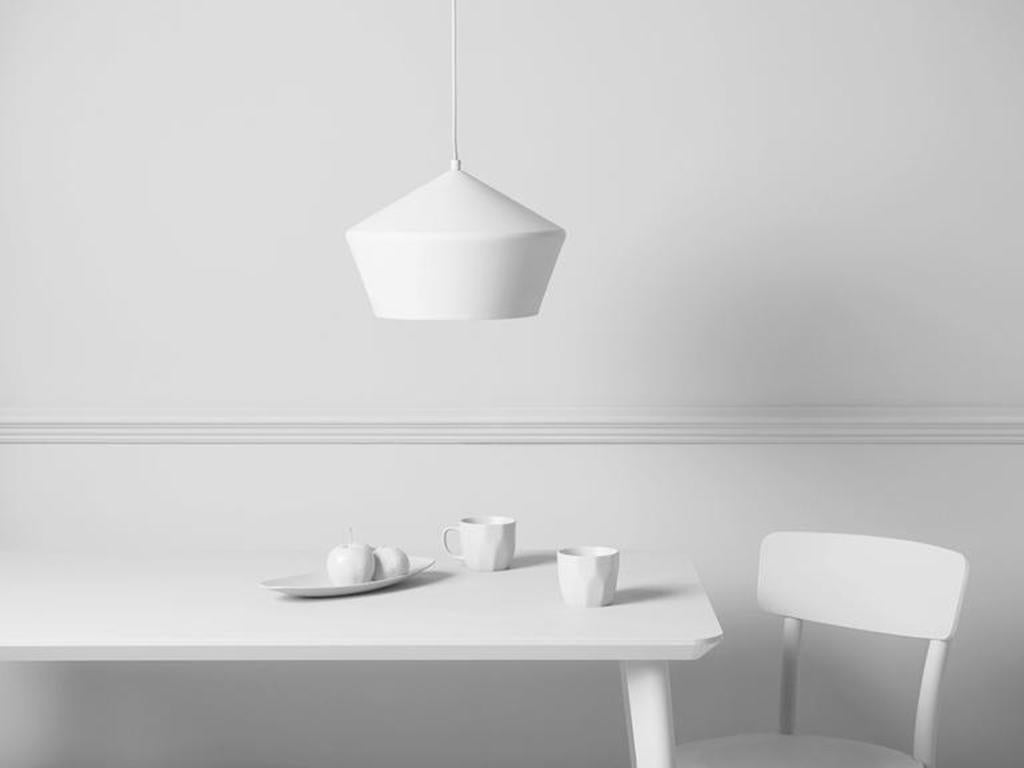 Houseof Metal Diner Pendant Light in White In New Condition In Bradford on Avon, GB