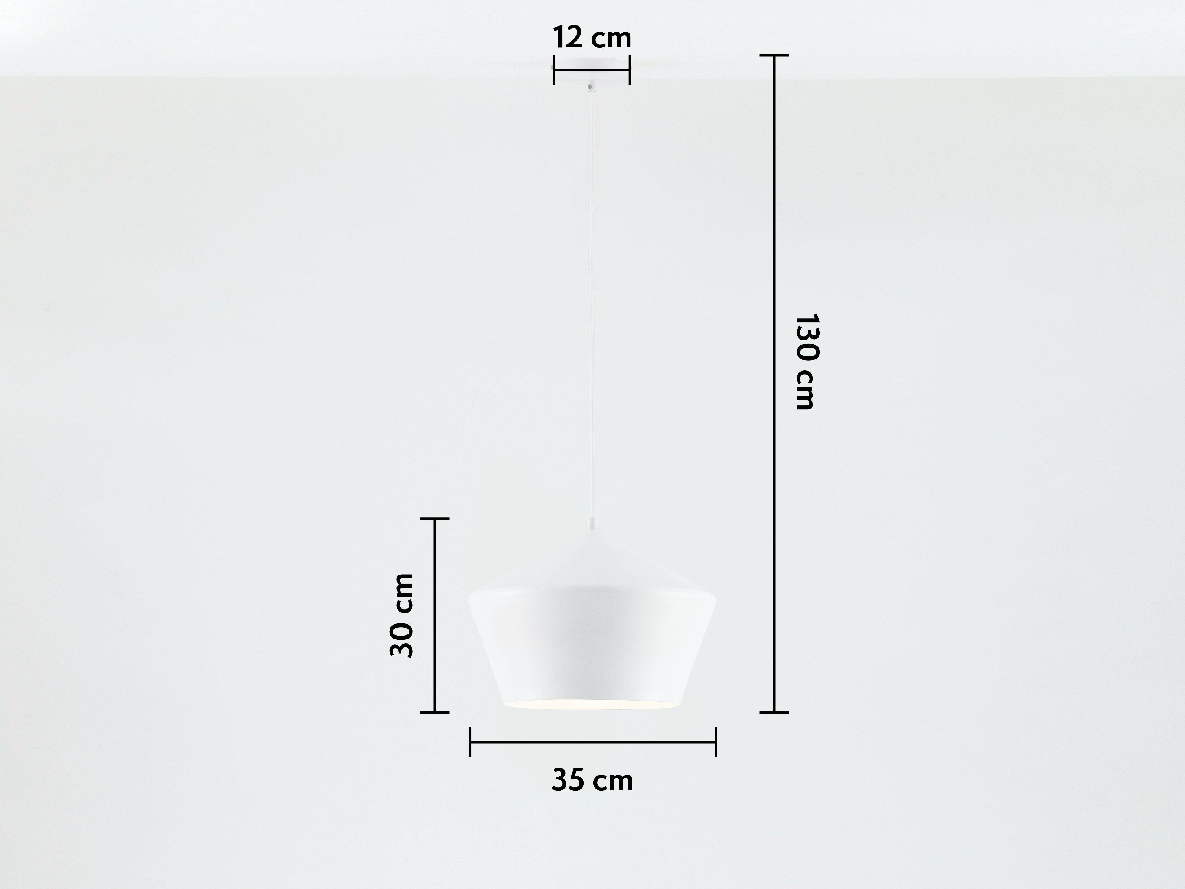 Contemporary Houseof Metal Diner Pendant Light in White