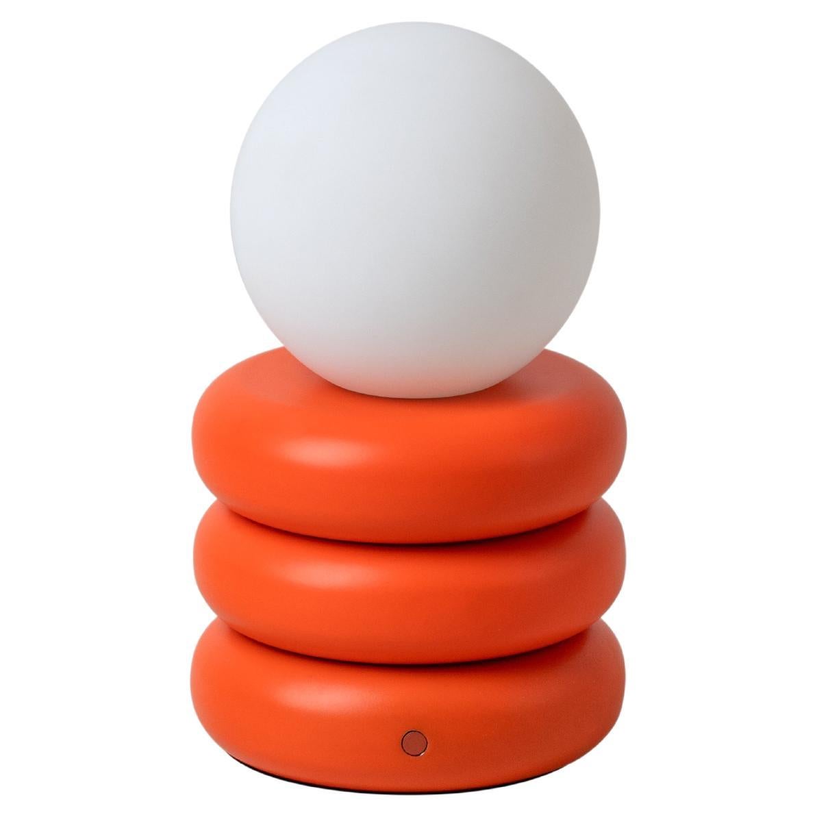 Houseof Peel orangefarbene Kabellose Tischlampe