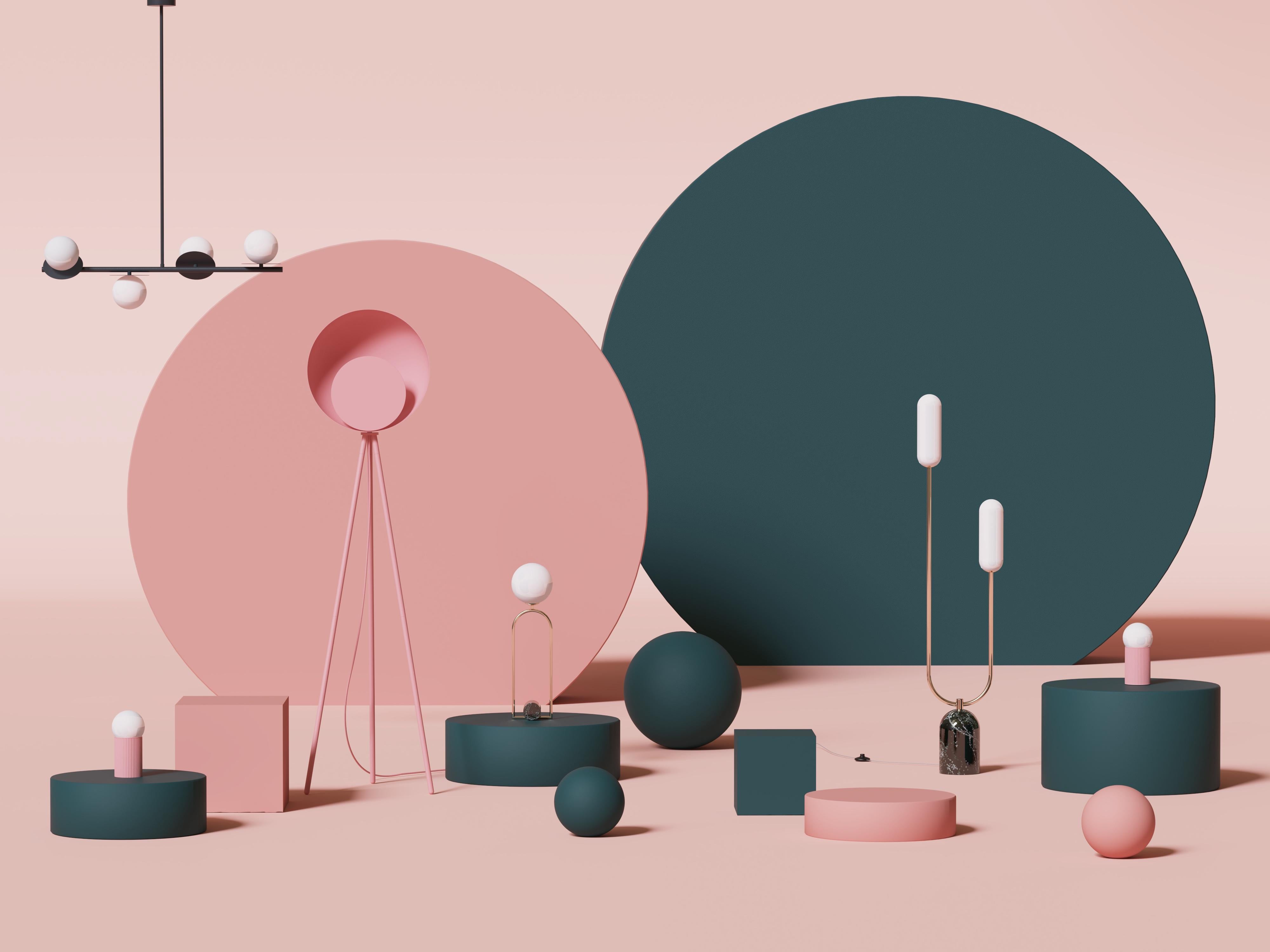 XXIe siècle et contemporain Houseof Pink Diffuser Floor Lamp en vente