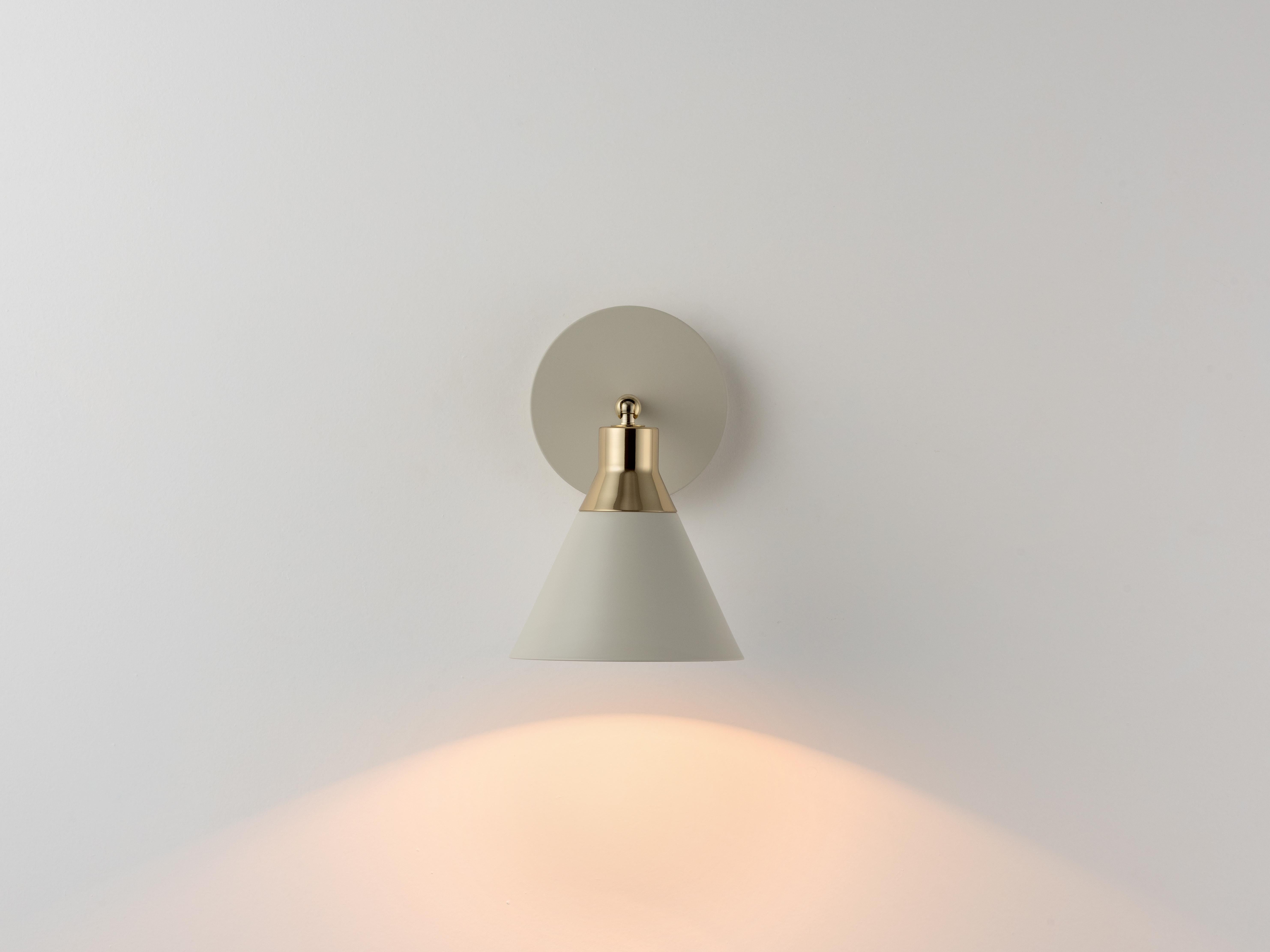 Scandinavian Modern Houseof Sand cone wall light For Sale