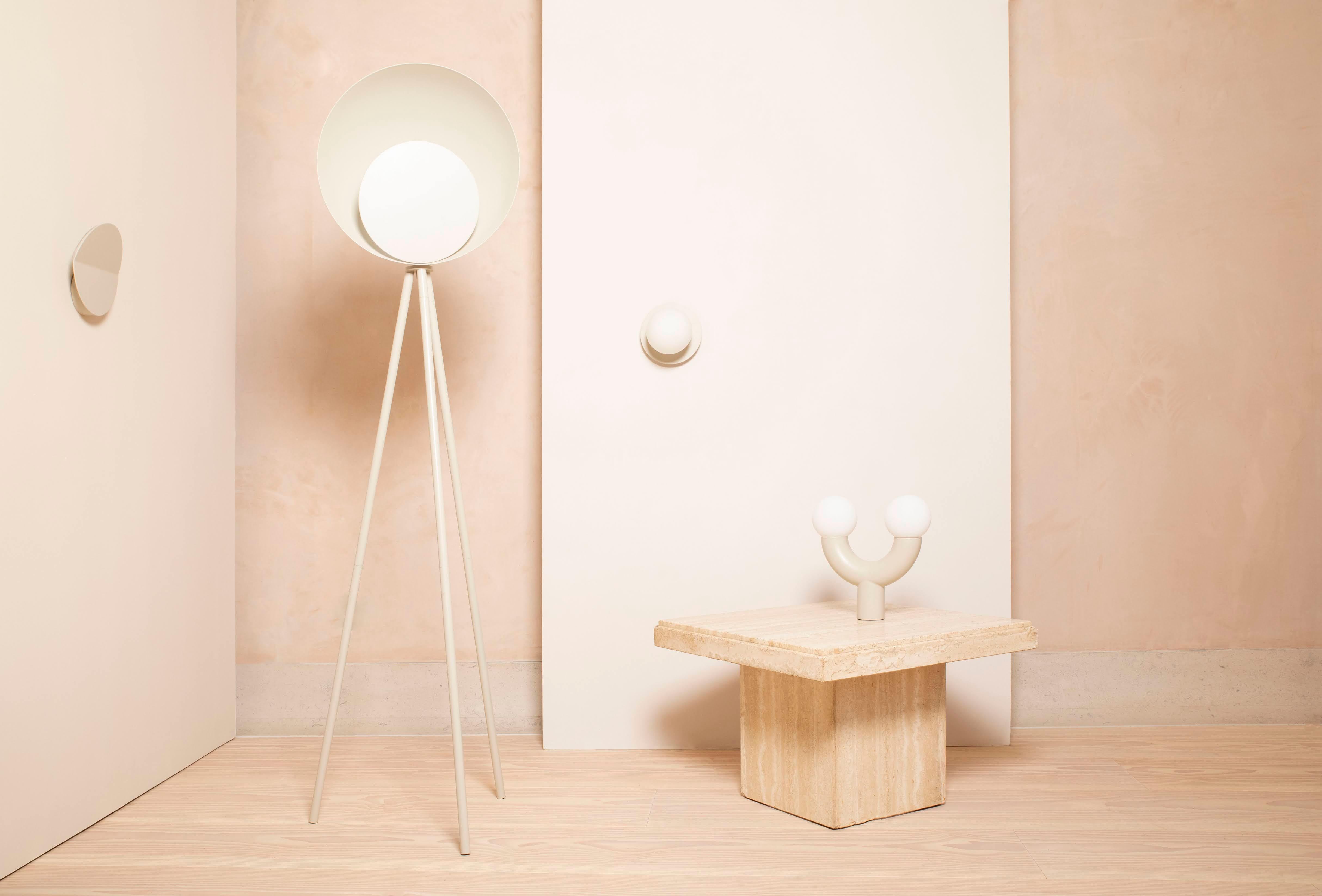 Contemporary Houseof Sand Diffuser Wall Light in Metal with LED Bulb