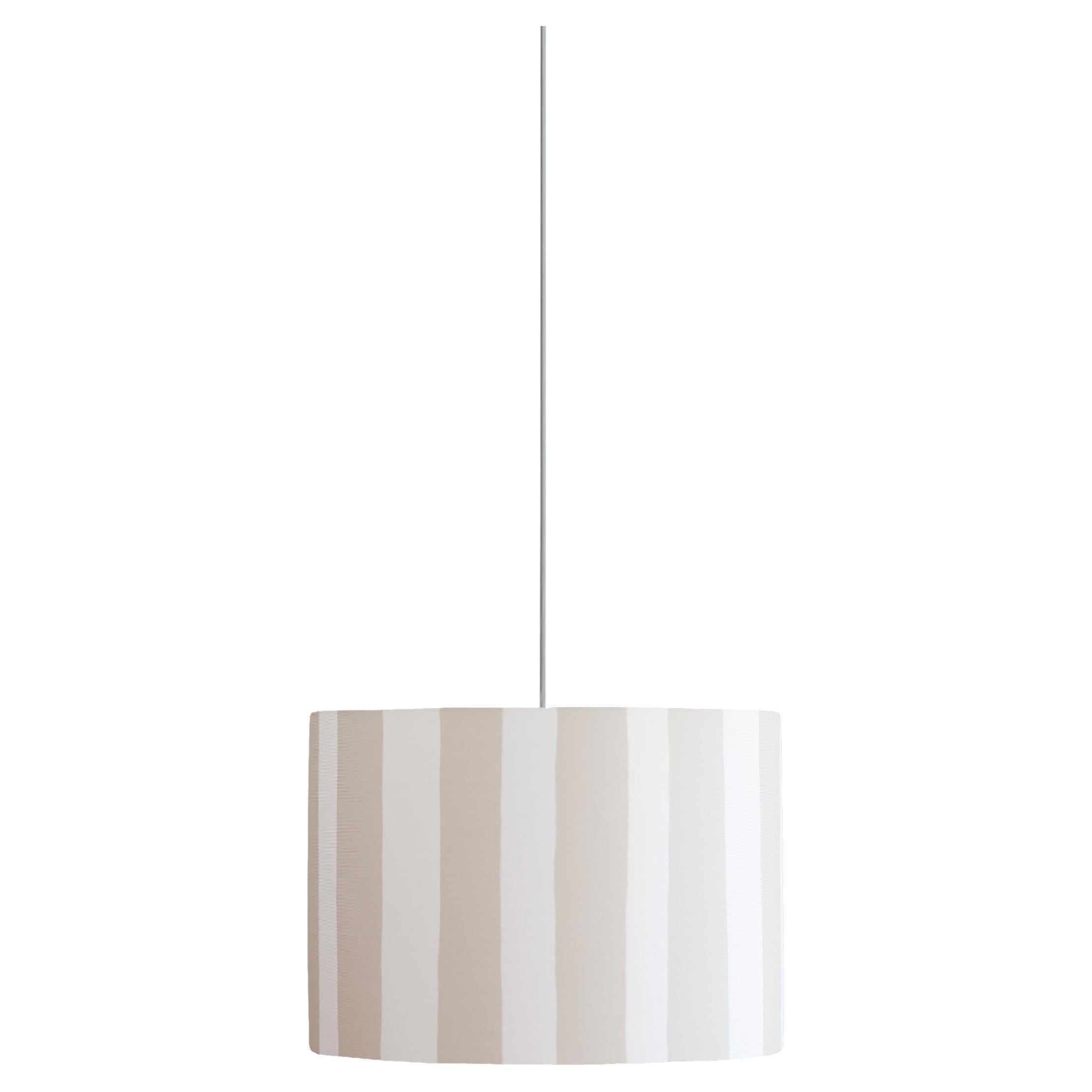 houseof Sand & white stripe printed shade