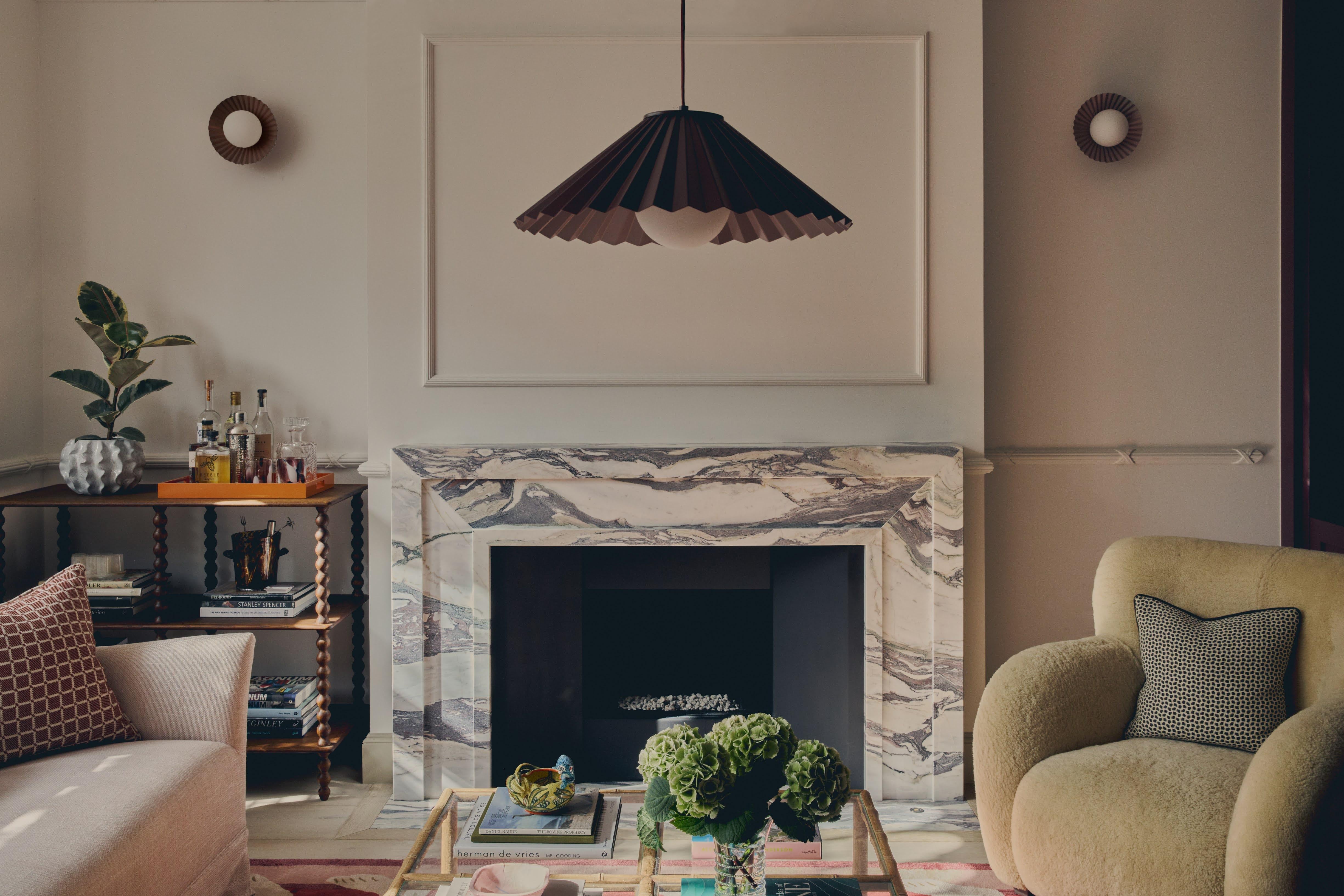Mid-Century Modern Houseof The Pleat ceiling light