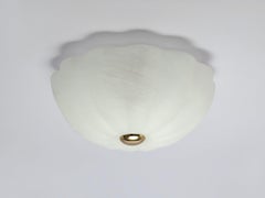 Houseof White Opal Glass Flower Flush Ceiling Light