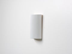 Houseof White ribbed ceramic pillar wall light
