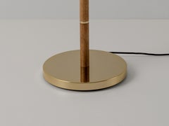 Houseof Wooden and brass disk floor