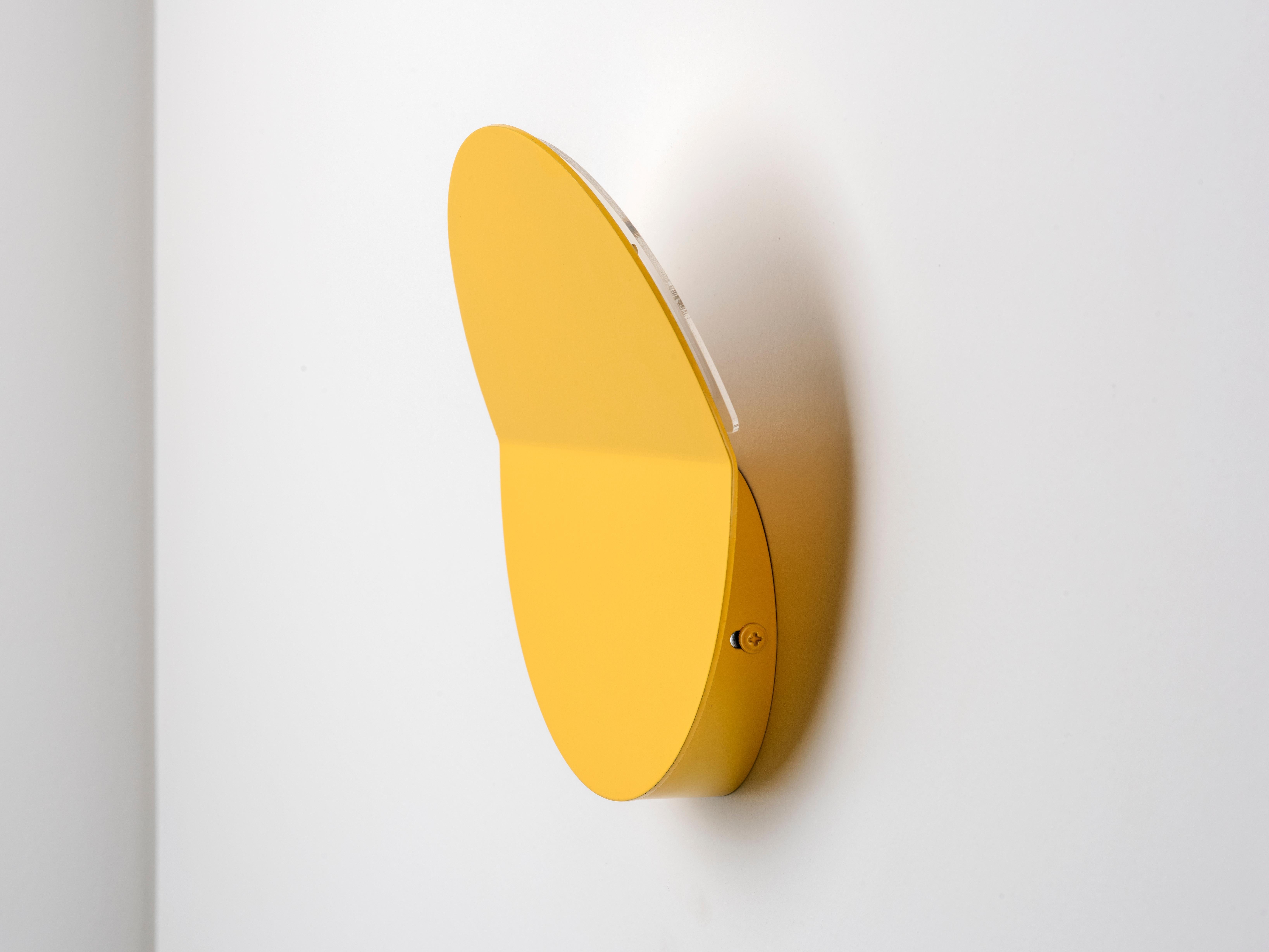 Houseof Yellow Diffuser Wall Light in Metal with LED Bulb In New Condition For Sale In Bradford on Avon, GB