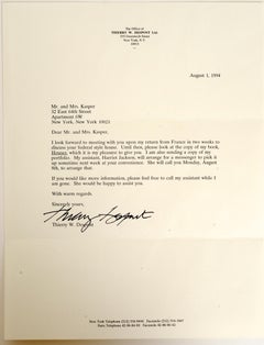 Houses de Thierry W. Despont, 1ère édition limitée, avec lettre à Herbert Kasper