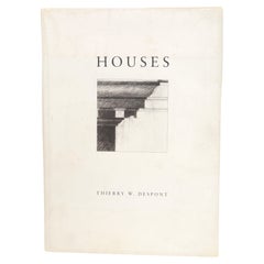 Houses by Thierry W. Despont, 1st Limited Ed, With Letter to Herbert Kasper
