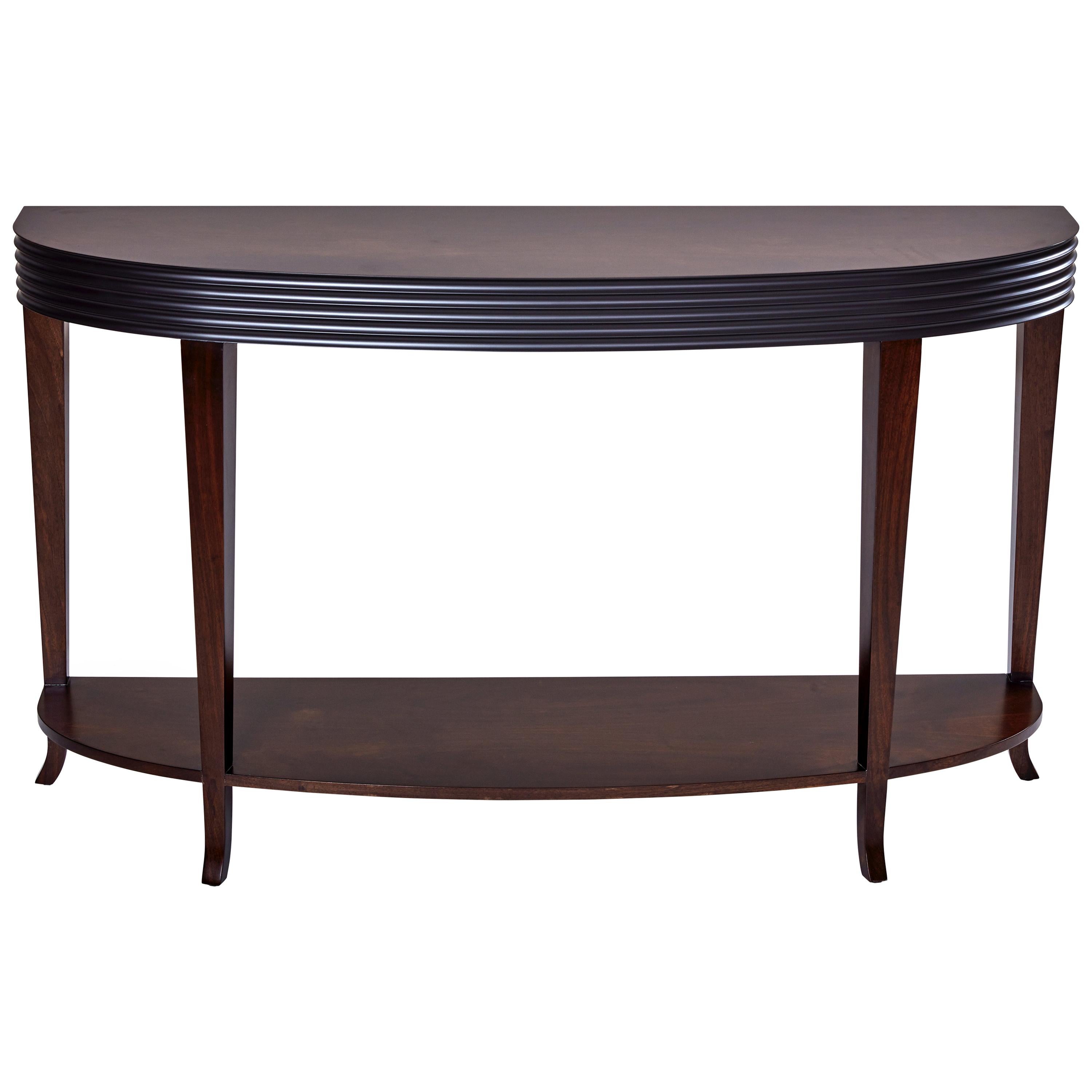 Houston Console, Fluted Band Detail and Gently Tapered and Flared Legs Console For Sale