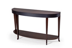 Houston Console, Fluted Band Detail and Gently Tapered and Flared Legs Console