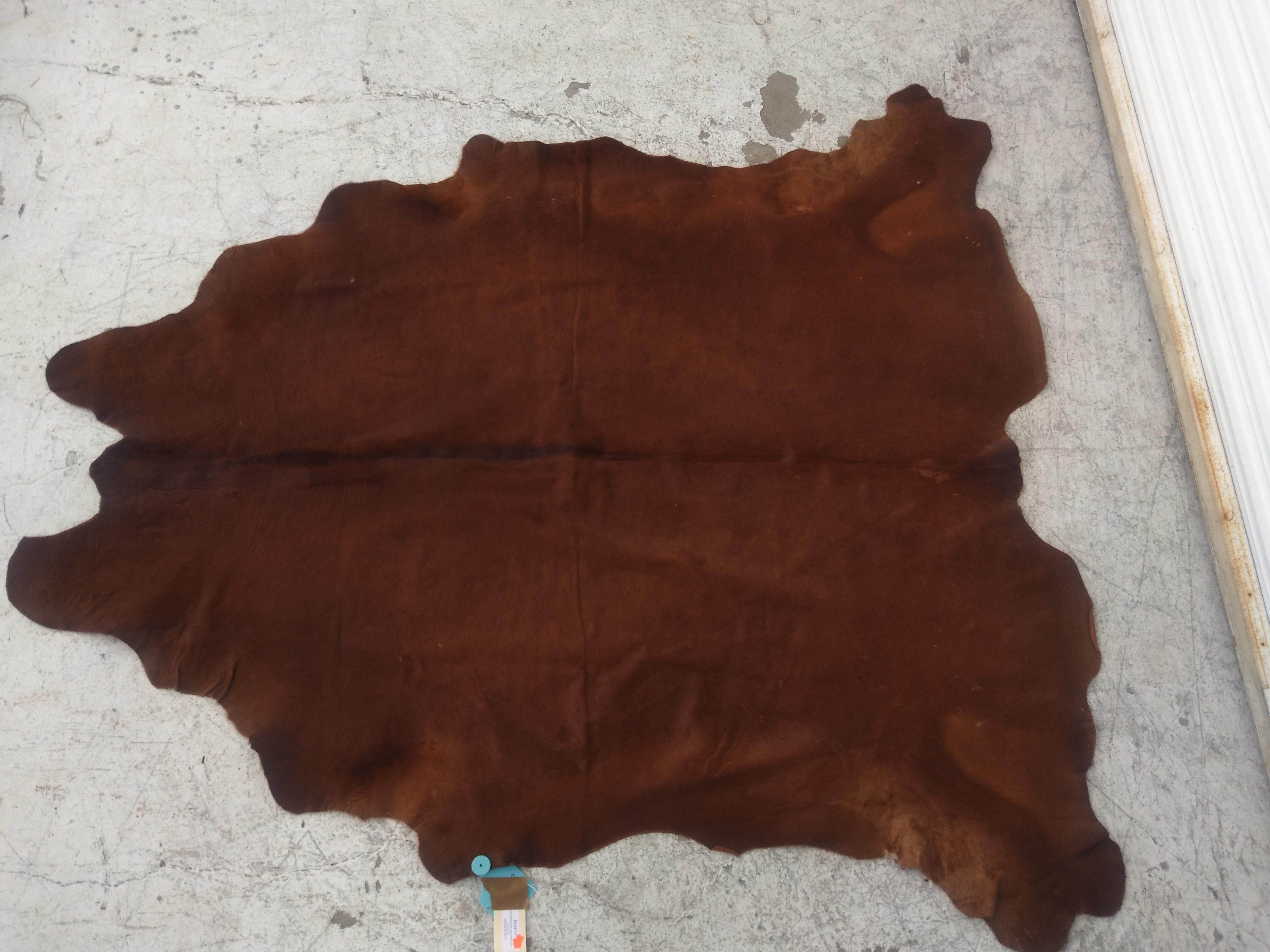 Américain Peau de vache de Houston Livestock and Rodeo Beautiful Brown en vente