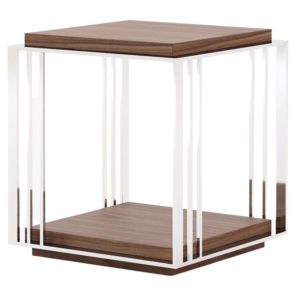 Table d'appoint Houston en noyer