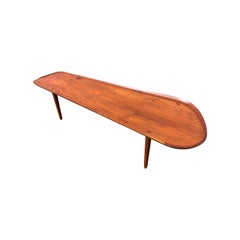 Hovmand-Olsen for Jutex Teak Coffee Table, Denmark, 1950s