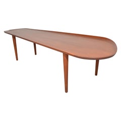 Hovmand-Olsen for Jutex Teak Coffee Table, Denmark, 1950s