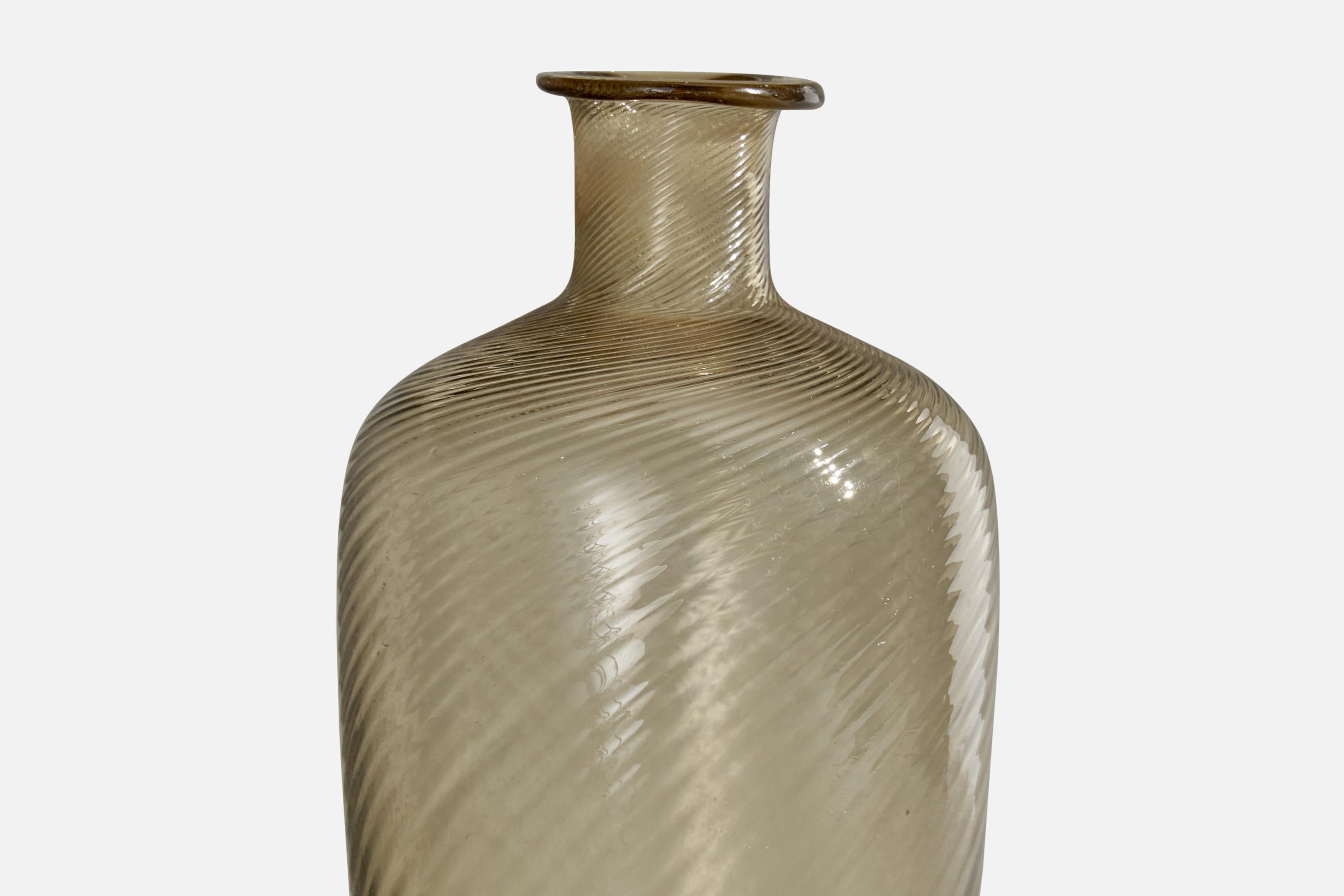 Hovmantorp Glasbruk, Vaso, Vetro, Svezia, anni '40 In condizioni buone in vendita a High Point, NC