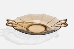 Hovmantorps Glasbruk, Dish, Glass, Sweden, 1920s