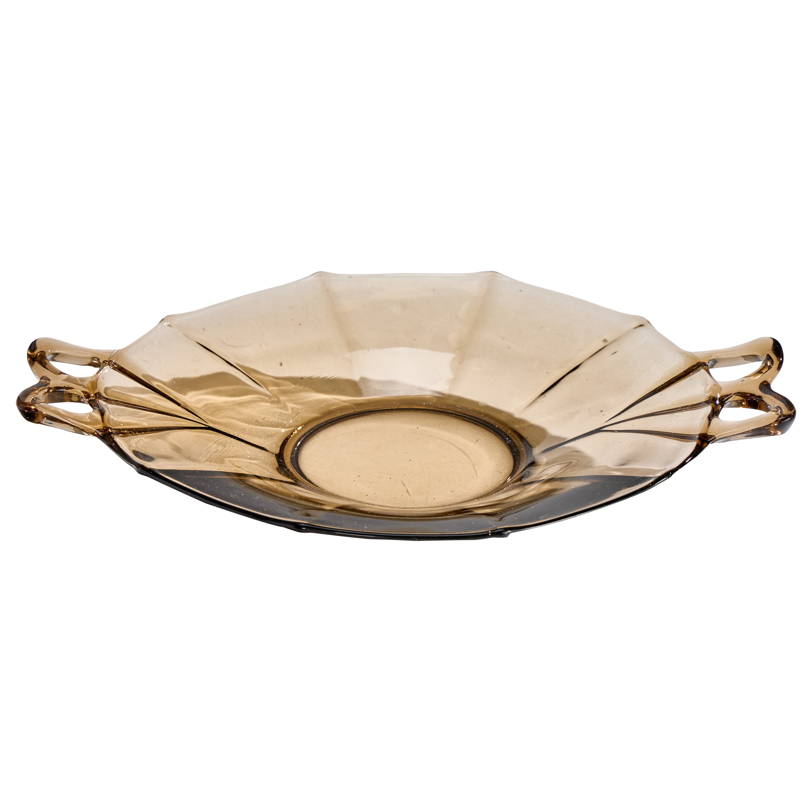 Hovmantorps Glasbruk, Dish, Glass, Sweden, 1920s