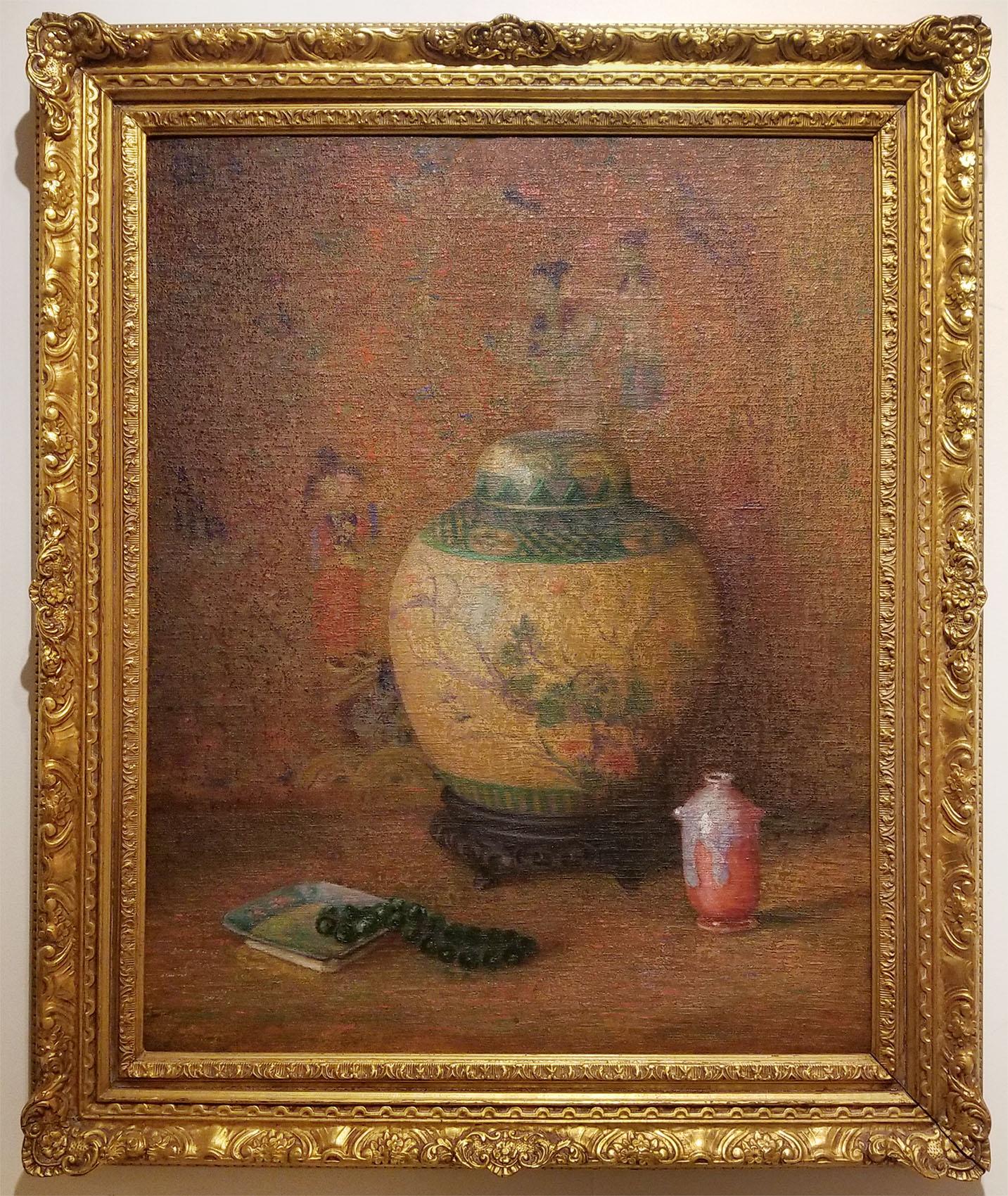 Hovsep Pushman Still-Life Painting - Chinese Still Life