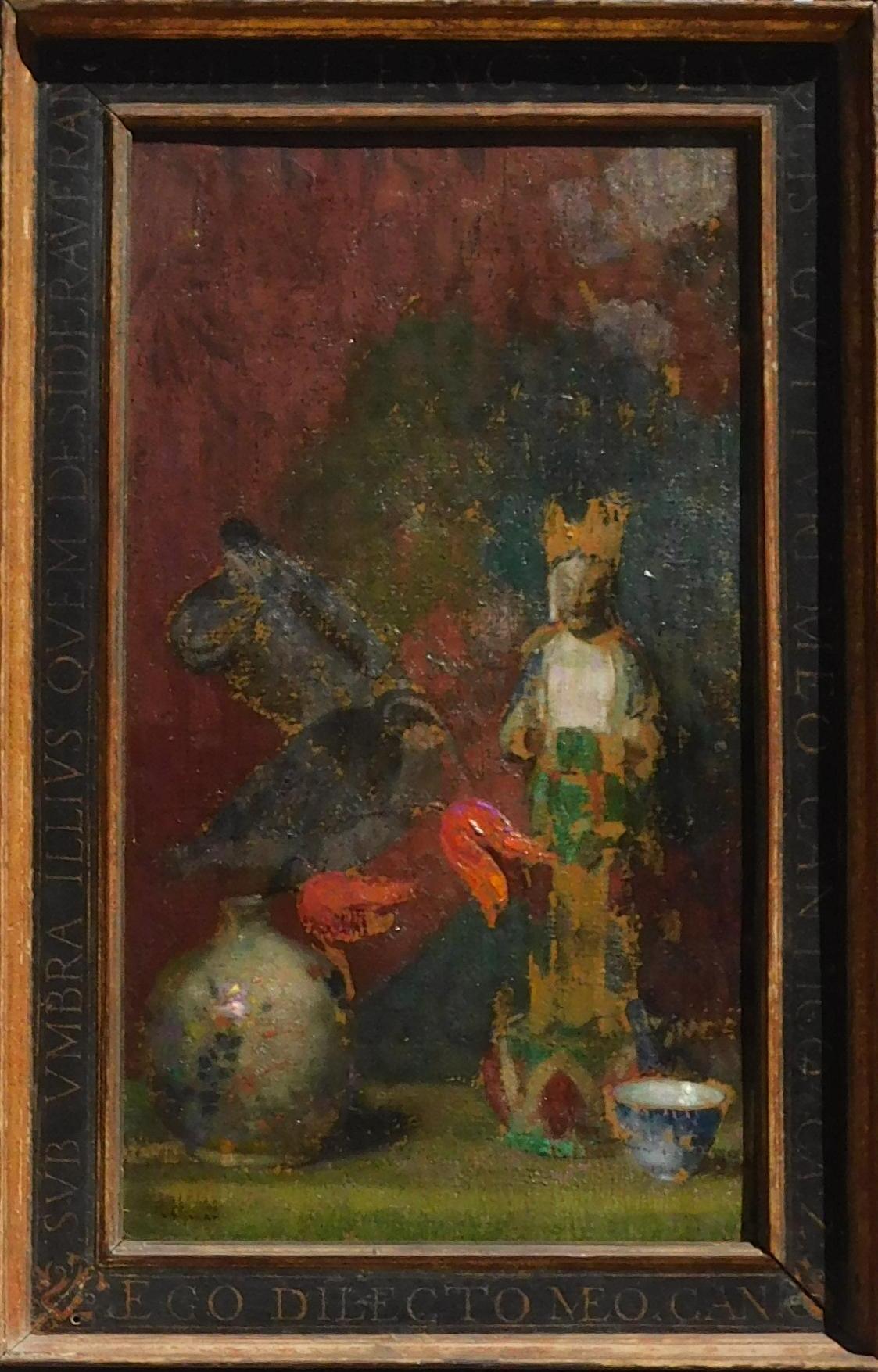 Hovsep Pushman Still-Life Painting – "Tulpen und Quannin" Stillleben Ölgemälde